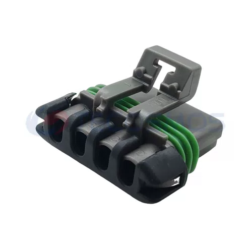 Waterproof Wire Harness Buick Blower Resistance Plug for Car 4-Pin Female 12186400 - image 2